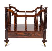 A Regency Carved Mahogany Canterbury Attributed to Gillows — 19TH CENTURY