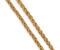 YELLOW GOLD LONGCHAIN NECKLACE