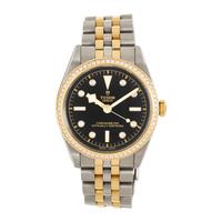 TUDOR, REF. 79653 'BLACK BAY' STAINLESS STEEL AND YELLOW GOLD WATCH WITH DIAMOND BEZEL AND INDICES