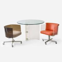 Vladimir Kagan (American, 1927-2016) Group of Acrylic Office Furniture, Vladimir Kagan Designs, Inc., USA, circa 1969