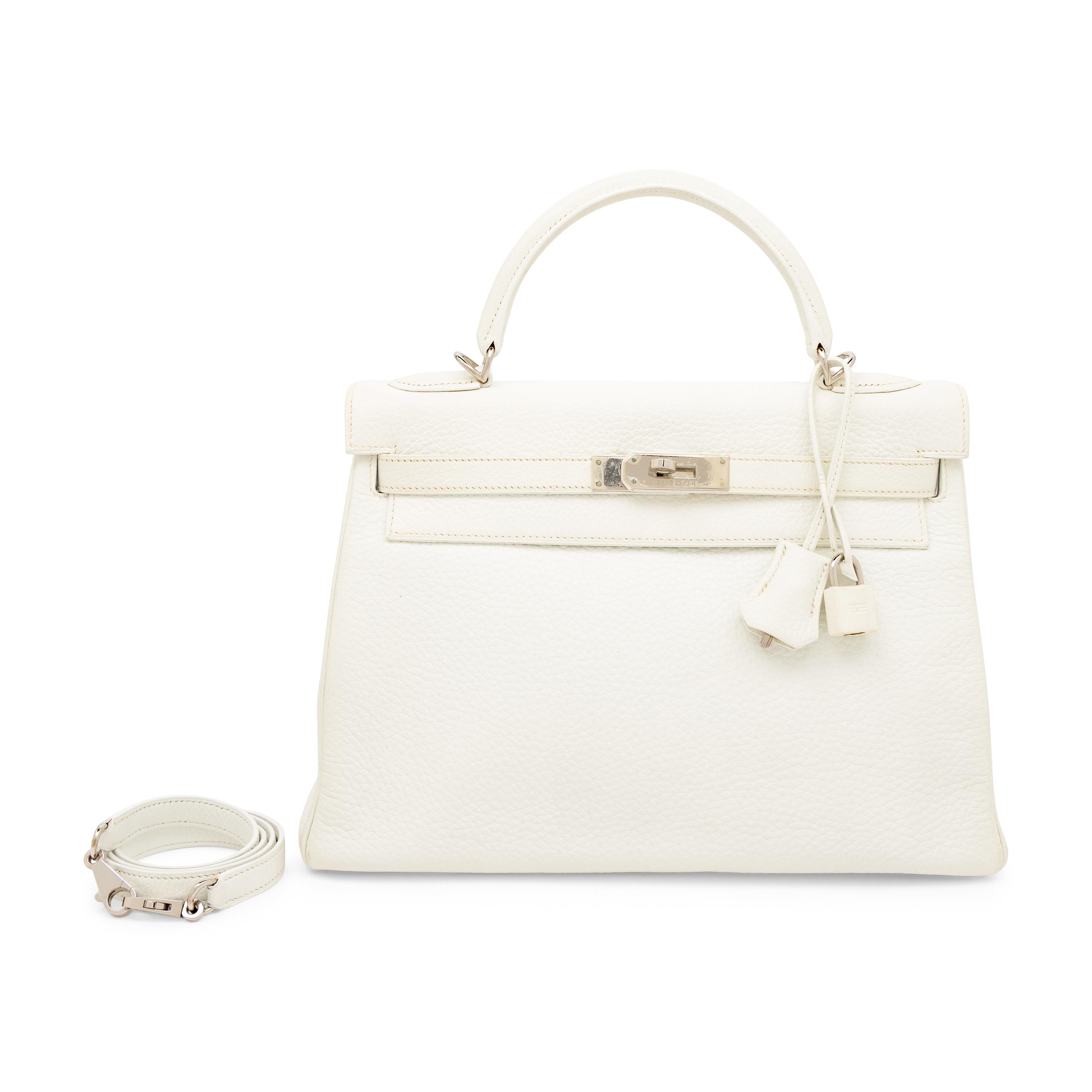 Hermès, Kelly Retourne 32 in White Clemence, 2004