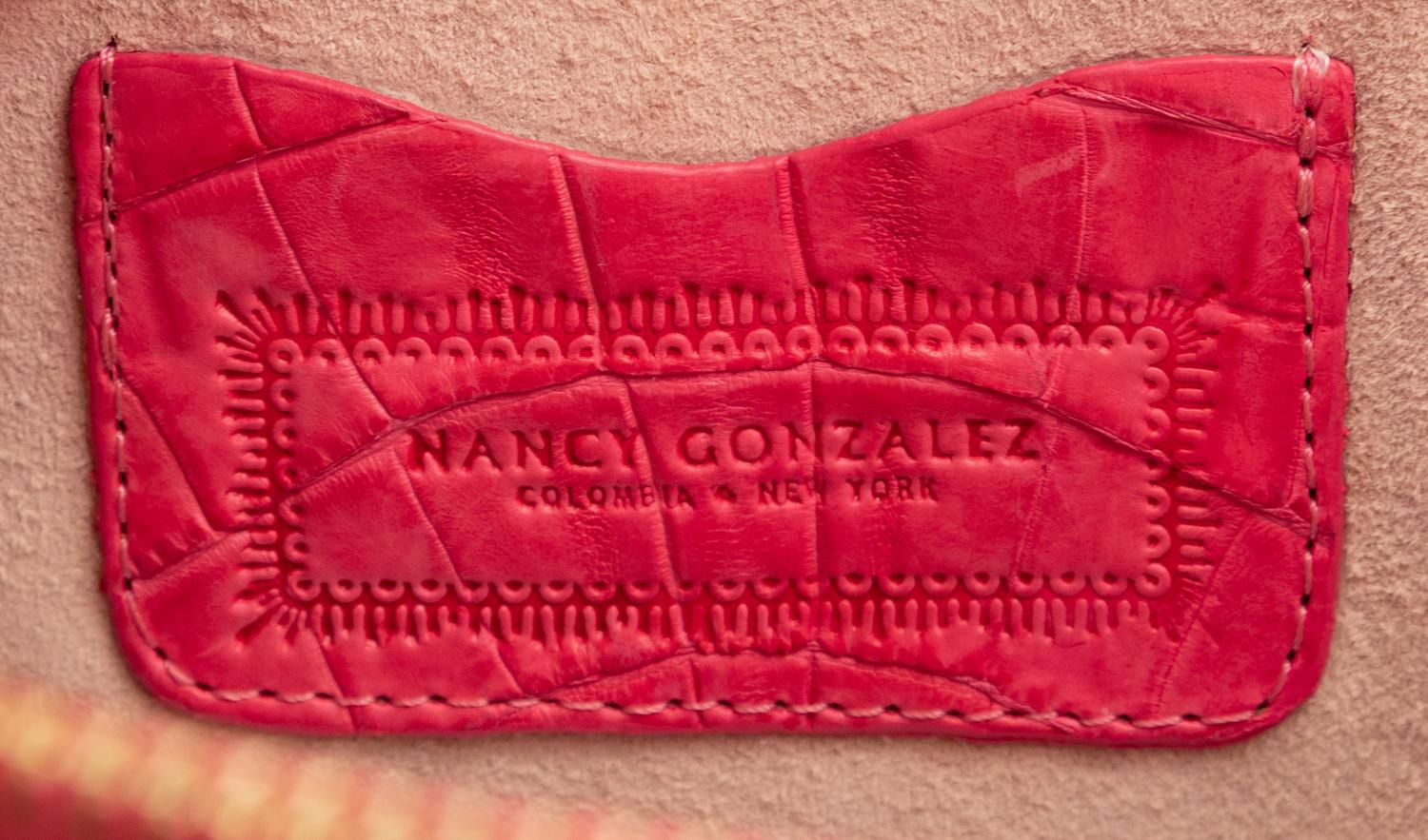 Nancy Gonzalez Pink Crocodile Bag, 2000s