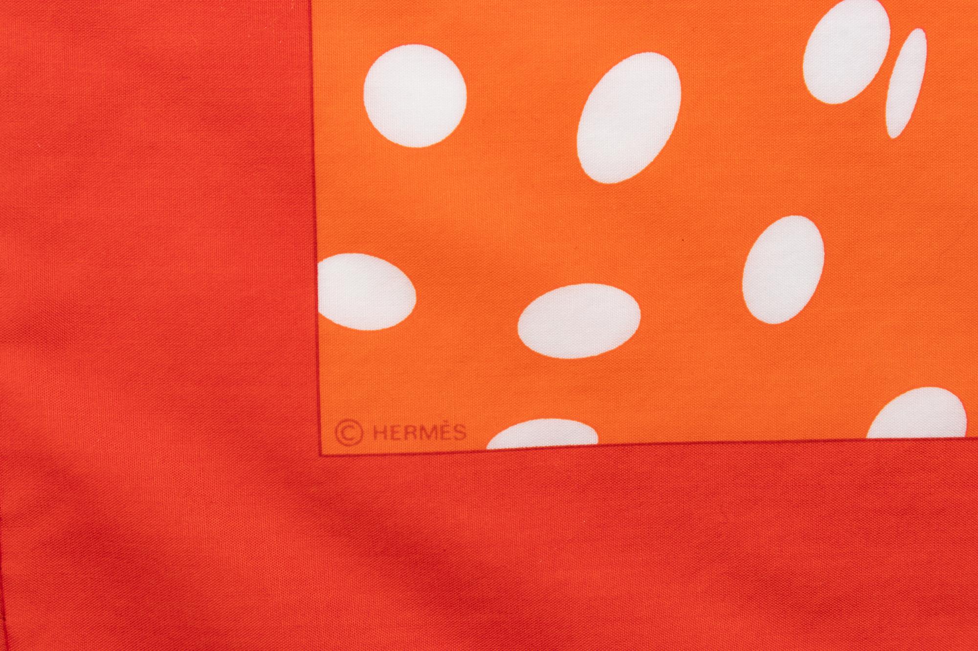 Four Hermès 70cm Cotton Scarf, 1990-2010s