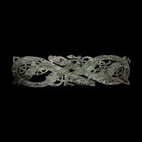 A Viking Bronze Band Fitting