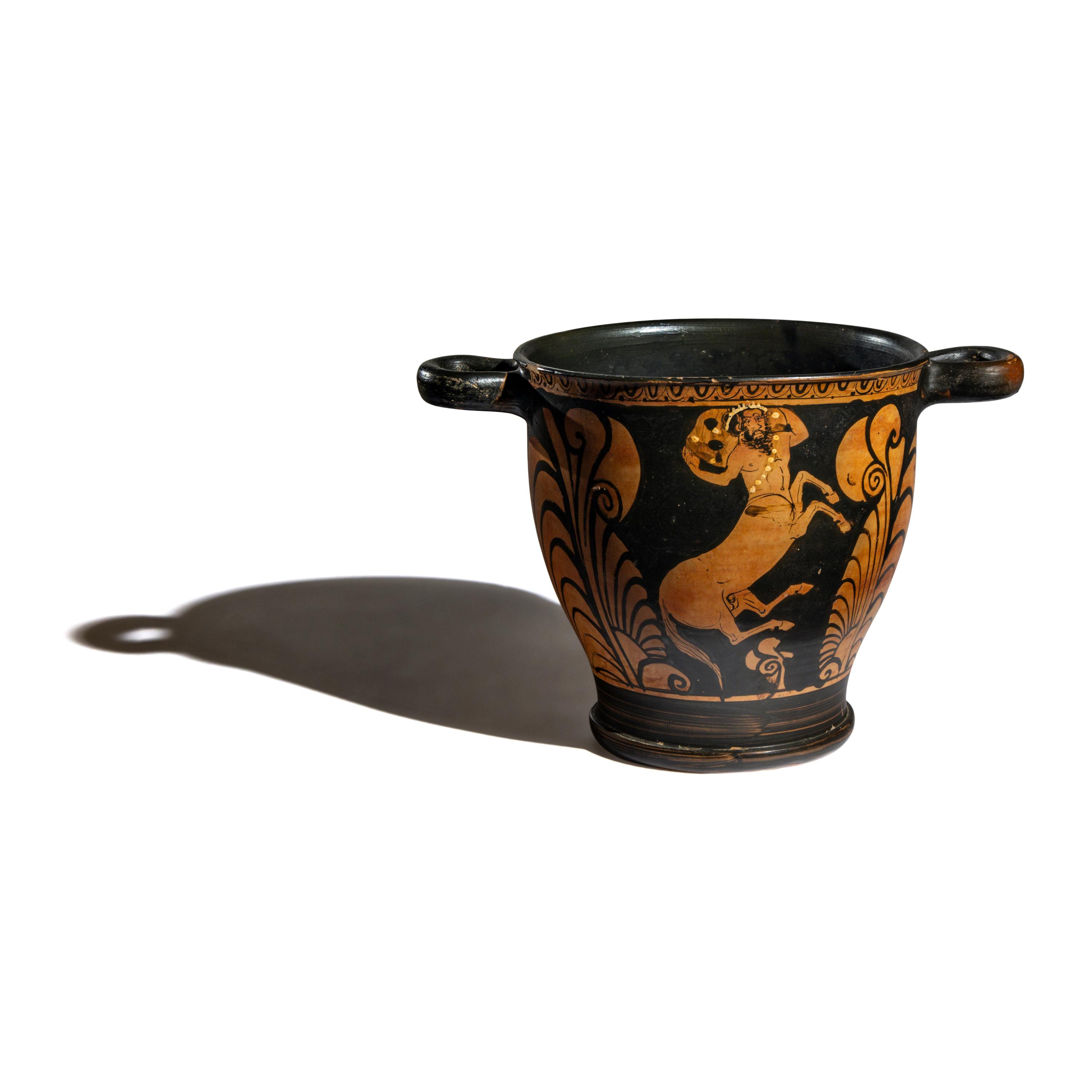 A Campanian Red-Figured Skyphos with the Centauromachy