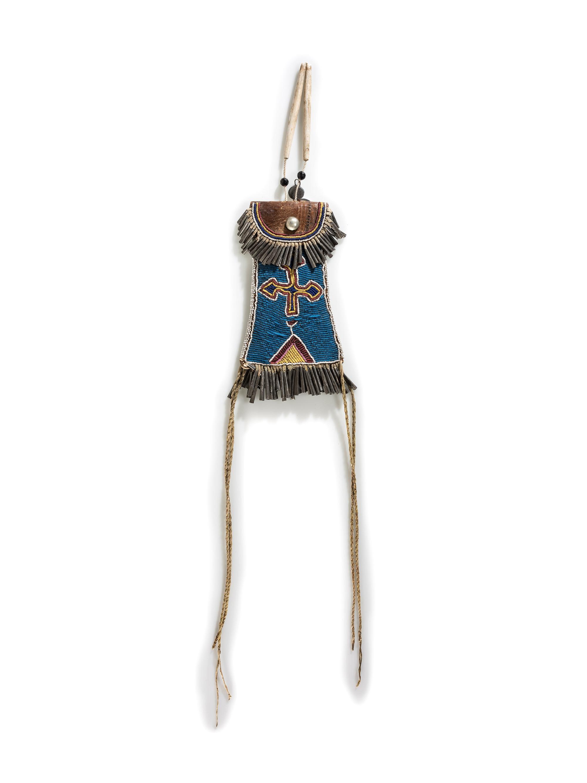Kiowa Beaded Strike-a-Light Bag
