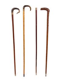 A Group of Four Canes