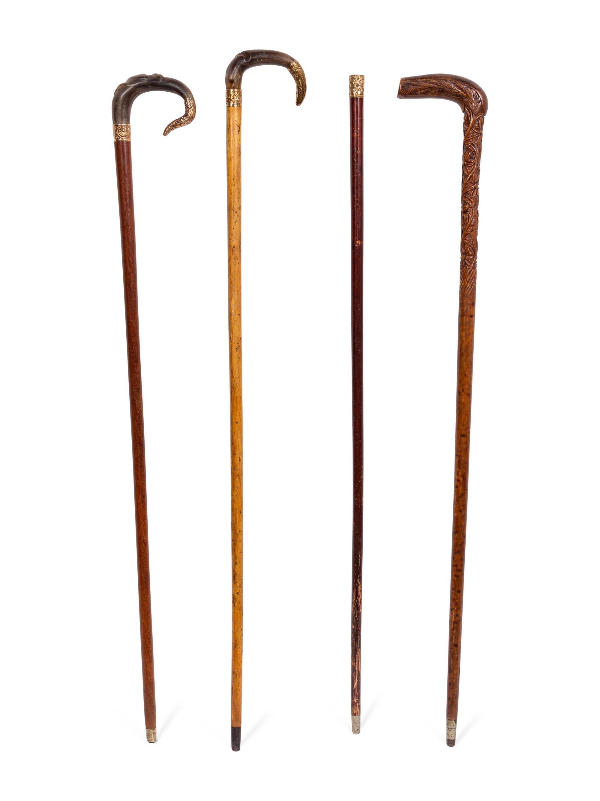 A Group of Four Canes