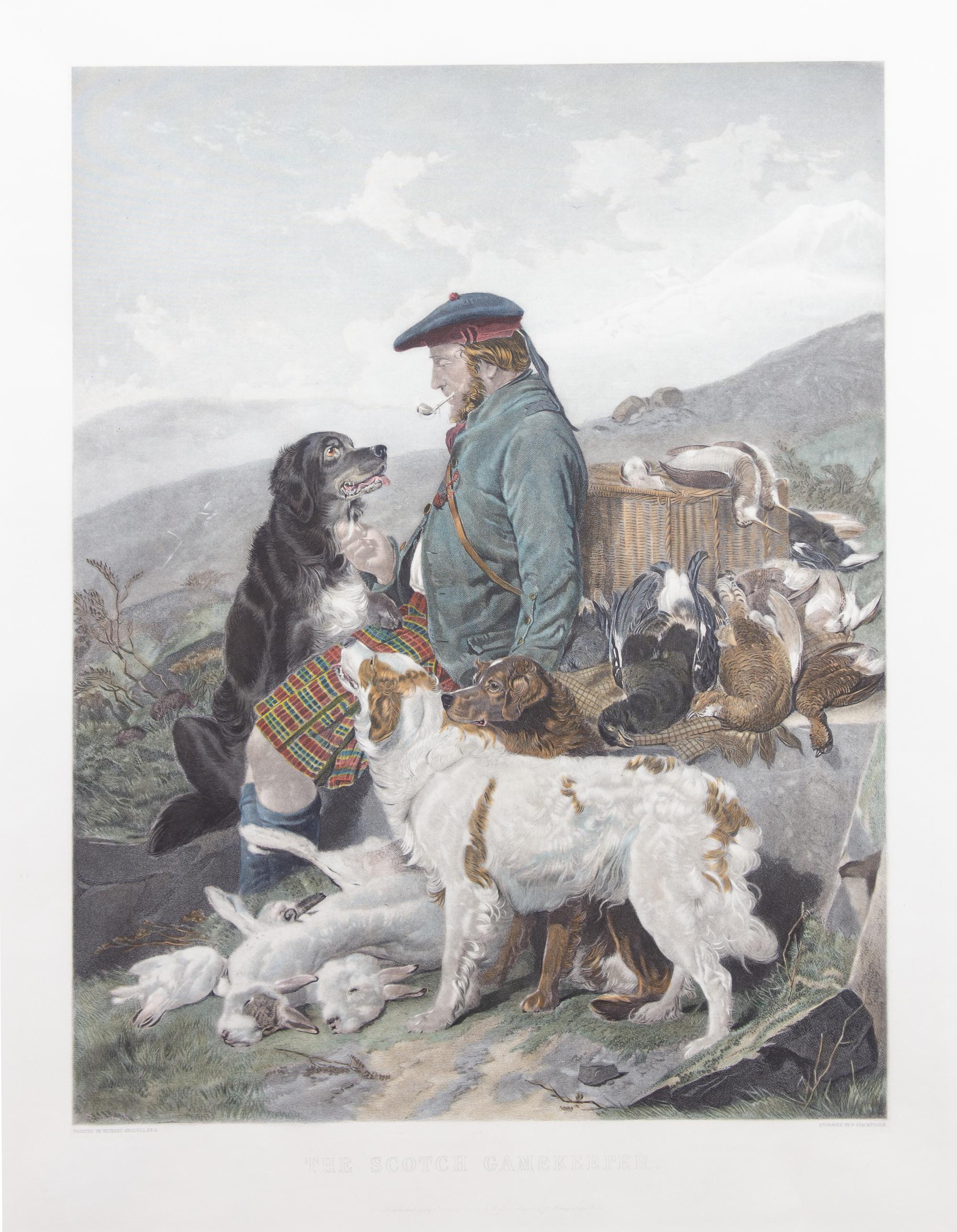 A Pair of English Color Engravings — After Frederick Stacpoole, (English, 1813-1907)