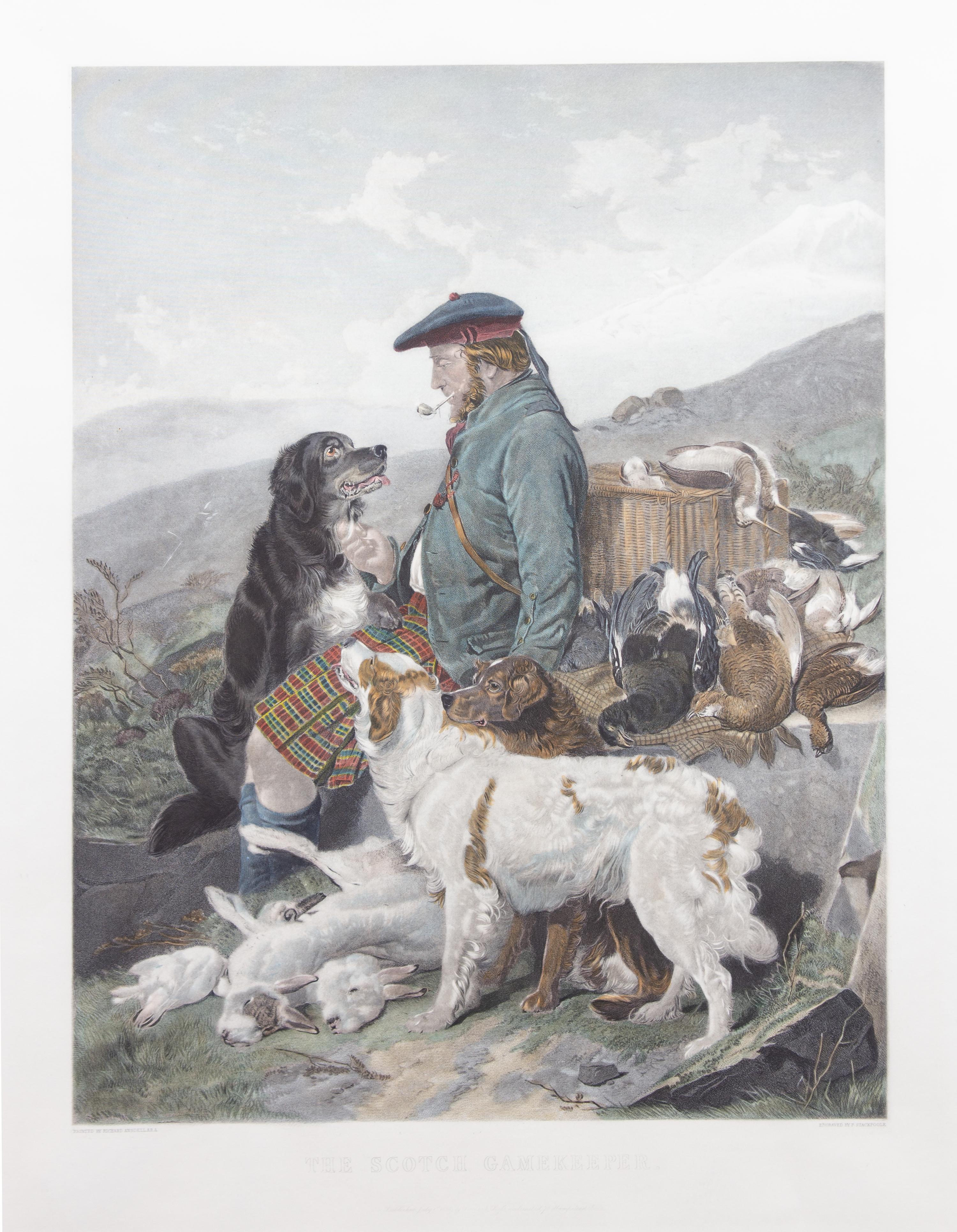 A Pair of English Color Engravings — After Frederick Stacpoole, (English, 1813-1907)
