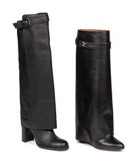 Chanel & Givenchy, Two Pairs of Leather Boots