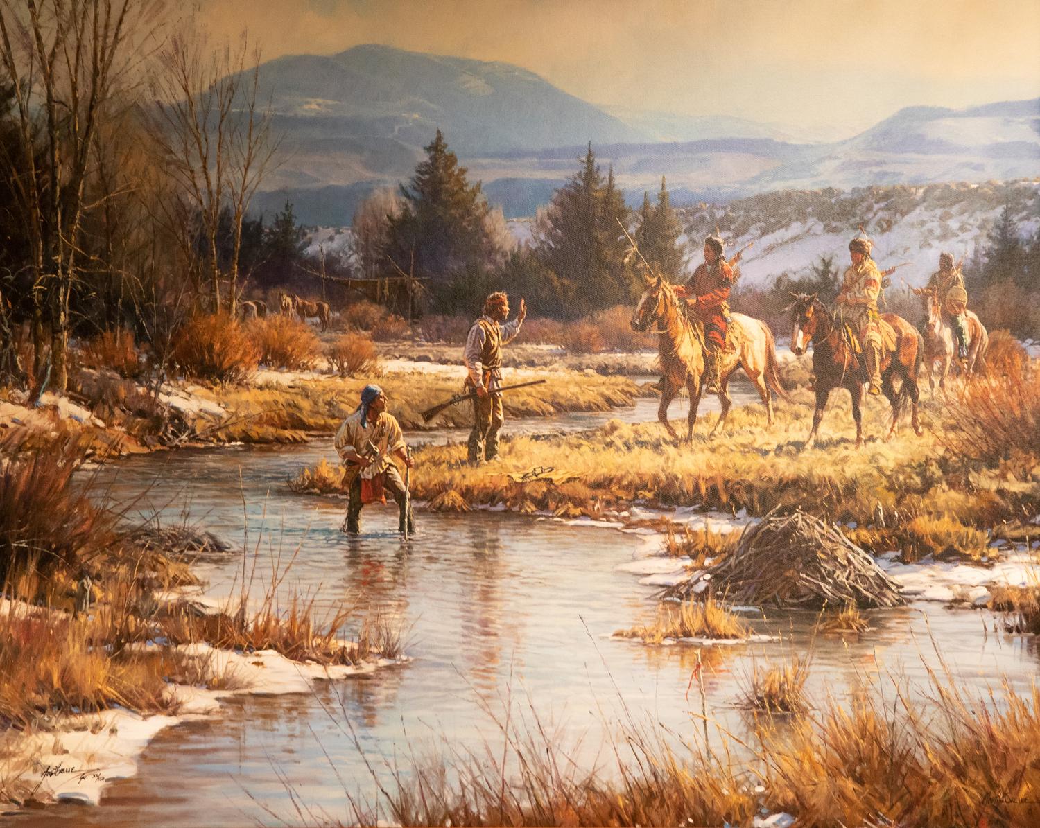 Trappers in the Wind River , edition 35/150