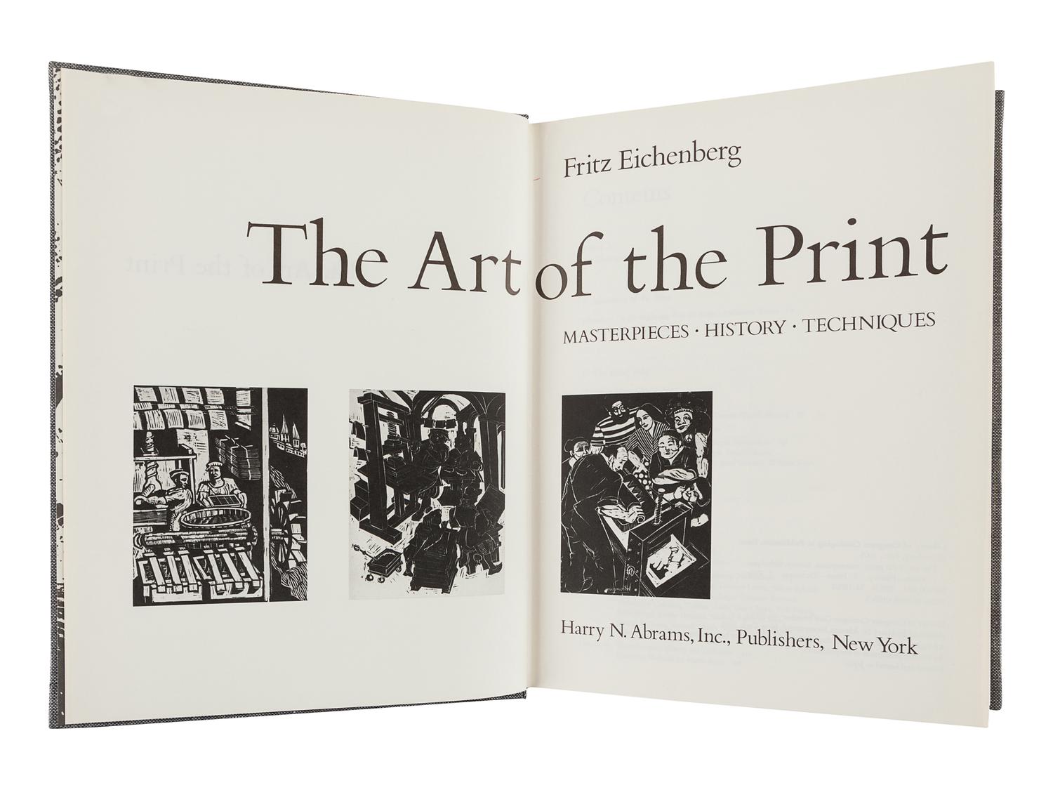 EICHENBERG, Fritz (1901-1990). The Art of the Print. New York: Harry N. Abrams, Inc., 1976.