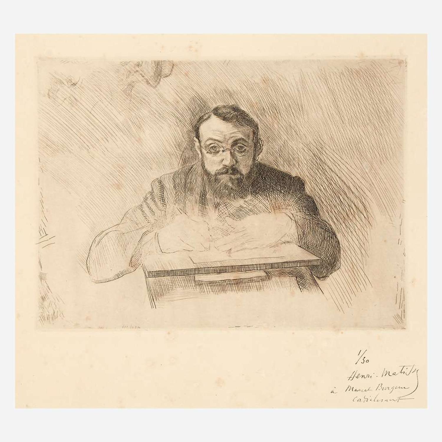 Henri Matisse (French, 1869-1954) Henri Matisse Gravant