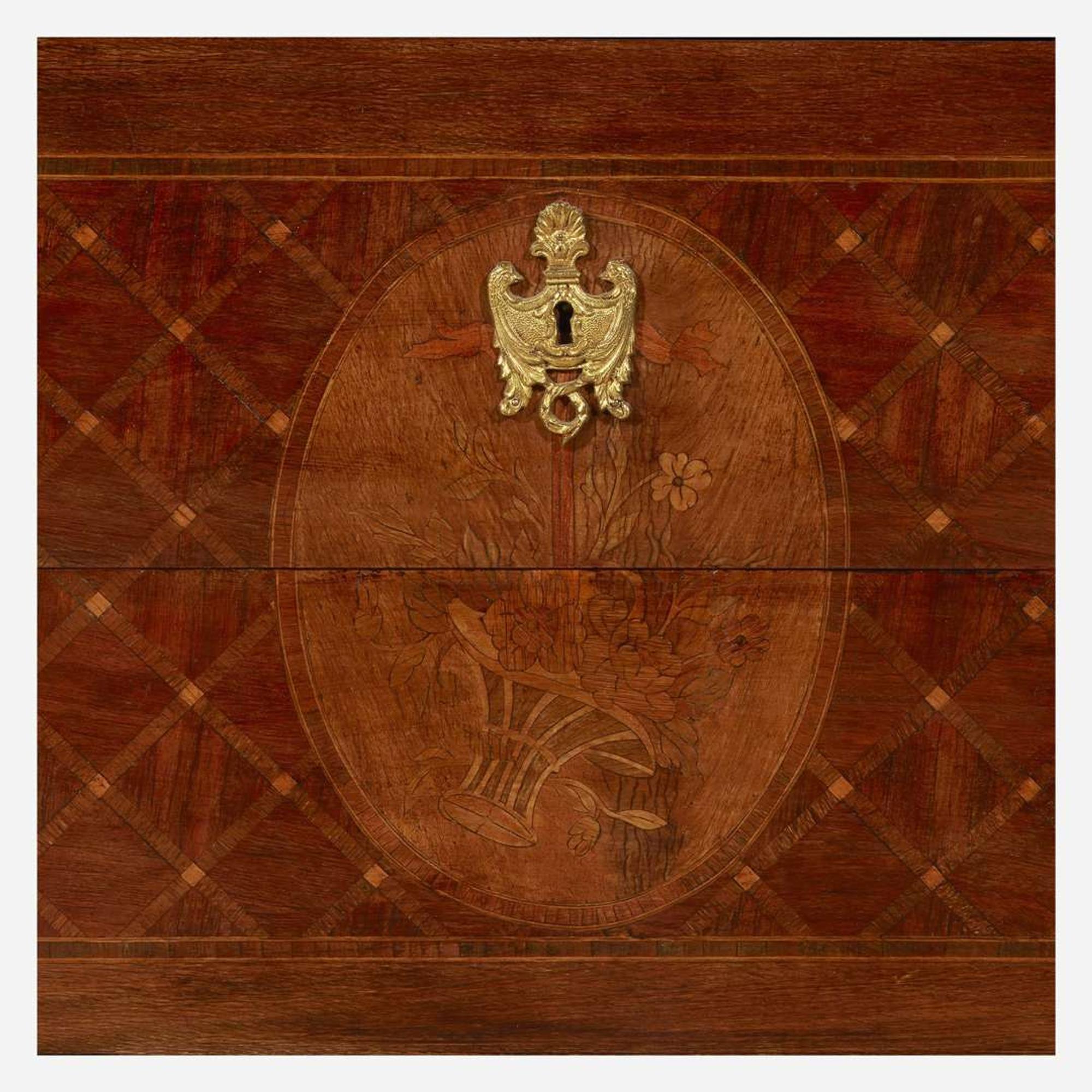A Louis XVI Style Gilt-Bronze Mounted Parquetry Commode Late 19th/early 20th century