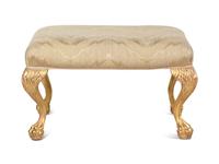 A Georgian Style Giltwood Stool