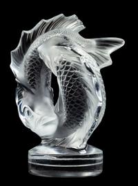 A Lalique Molded and Frosted Glass Figure