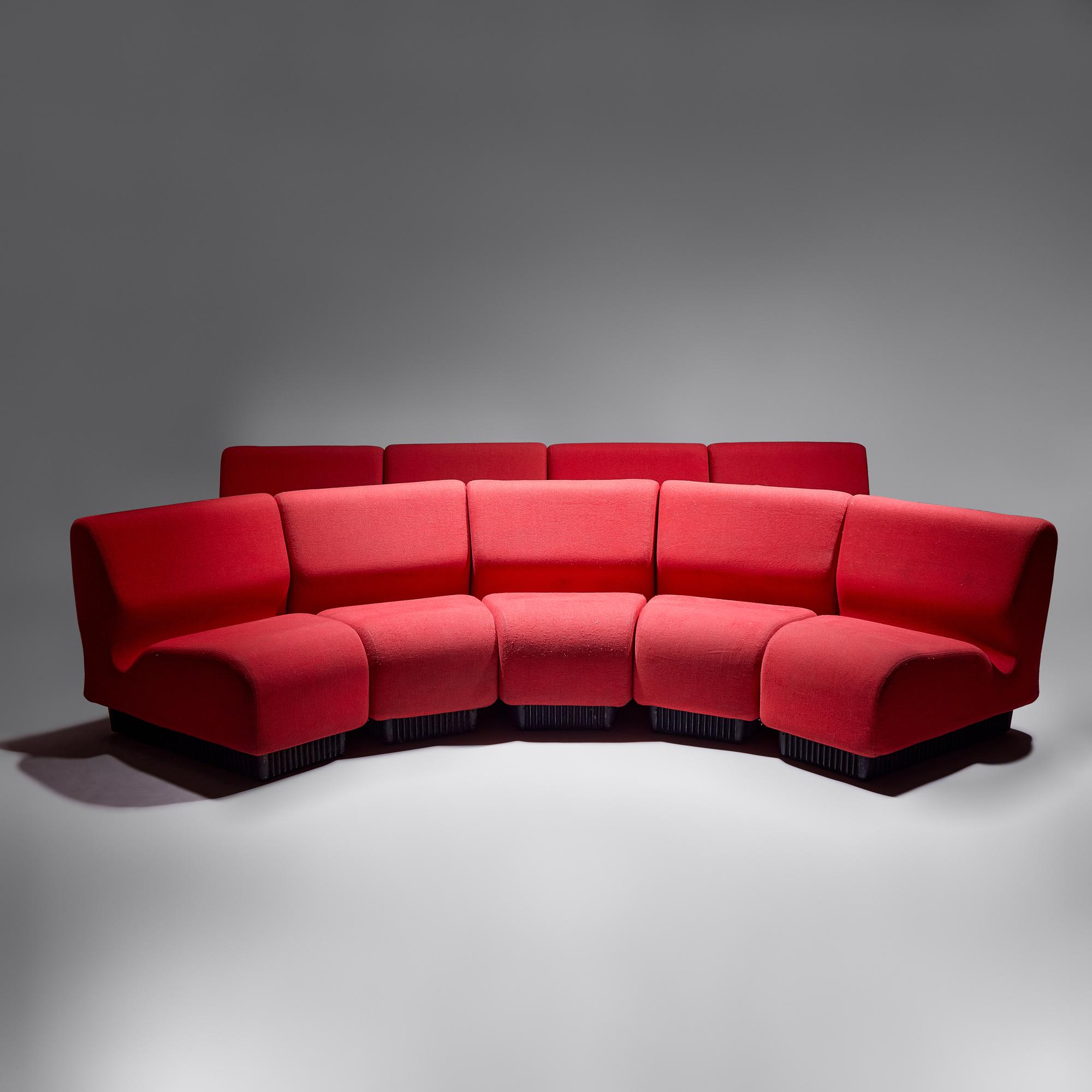Nine-piece Sectional Sofa, c. 1975 for Herman Miller, USA