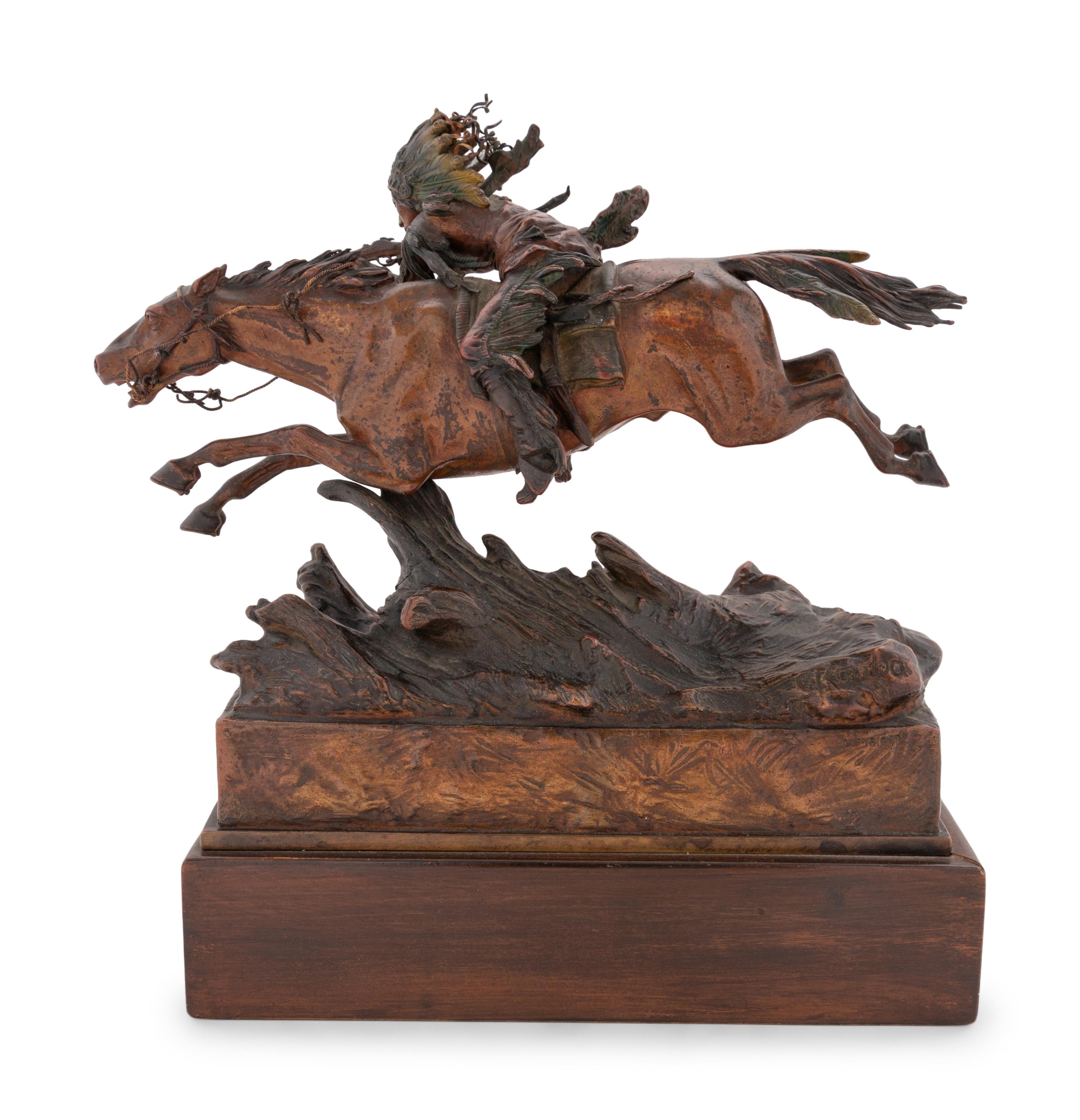 Indian Warrior on Horseback