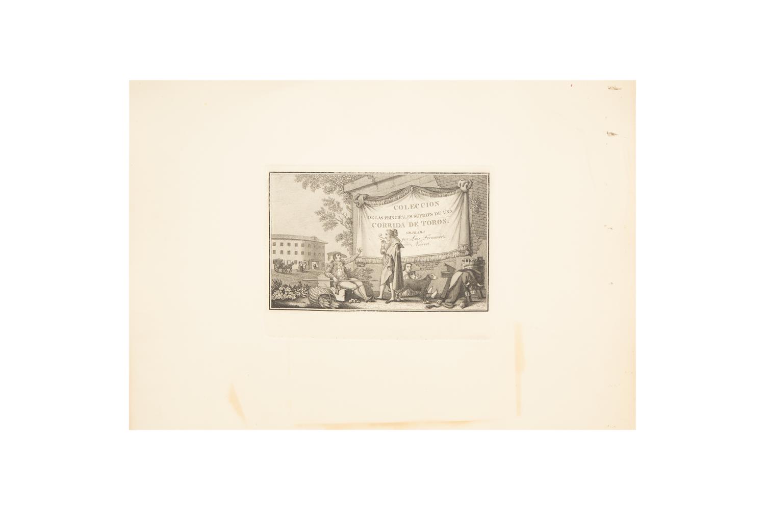 Luis Fernandes Noseret (Spanish, 18th Century) Coleccion de las Principales Suertes de una Corrida de Toros