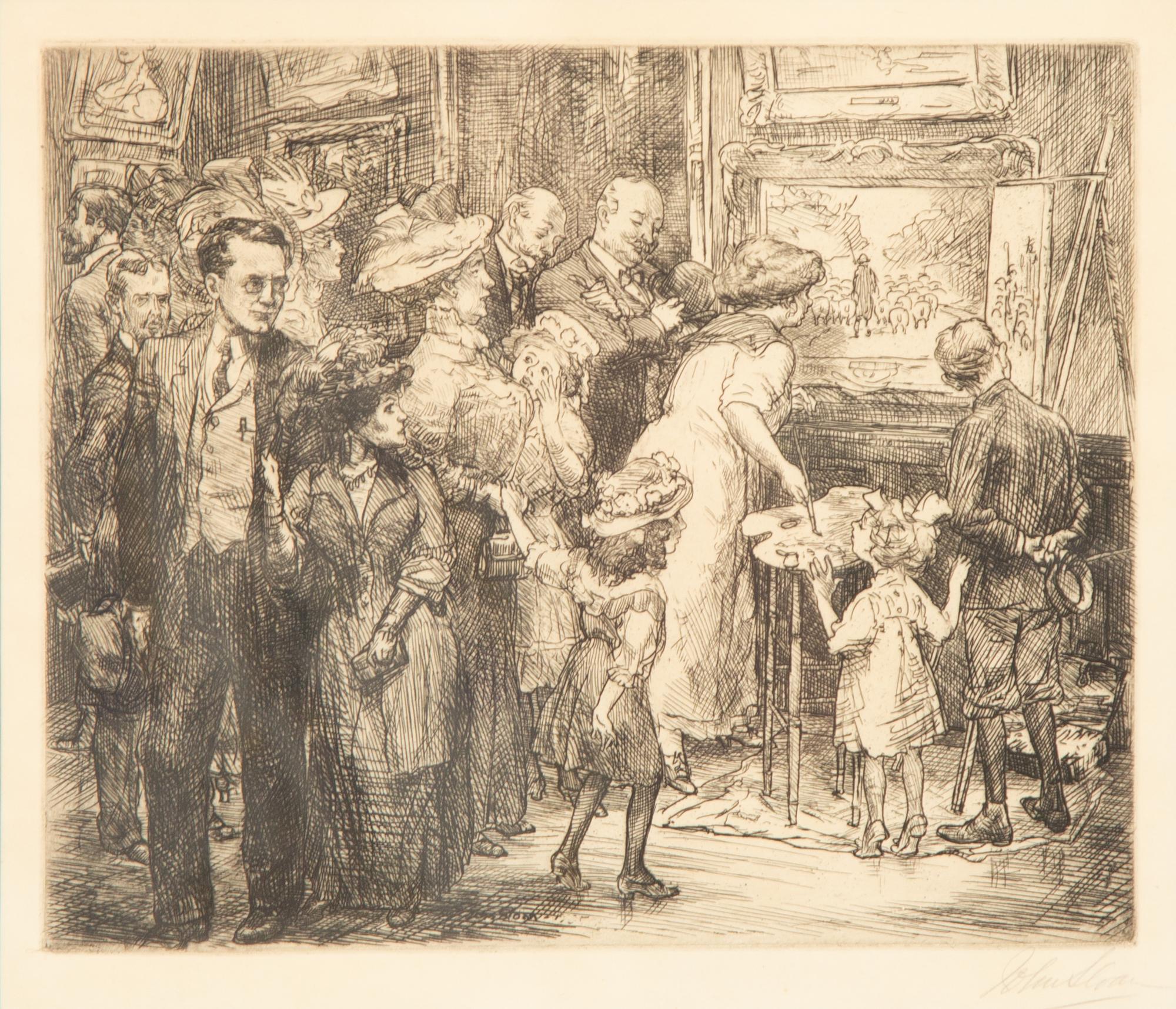 Copyist at the Metropolitan Museum , 1908