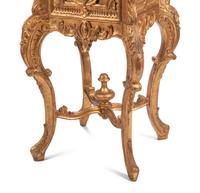 A Pair of Louis XV Style Giltwood Jardinière Stands