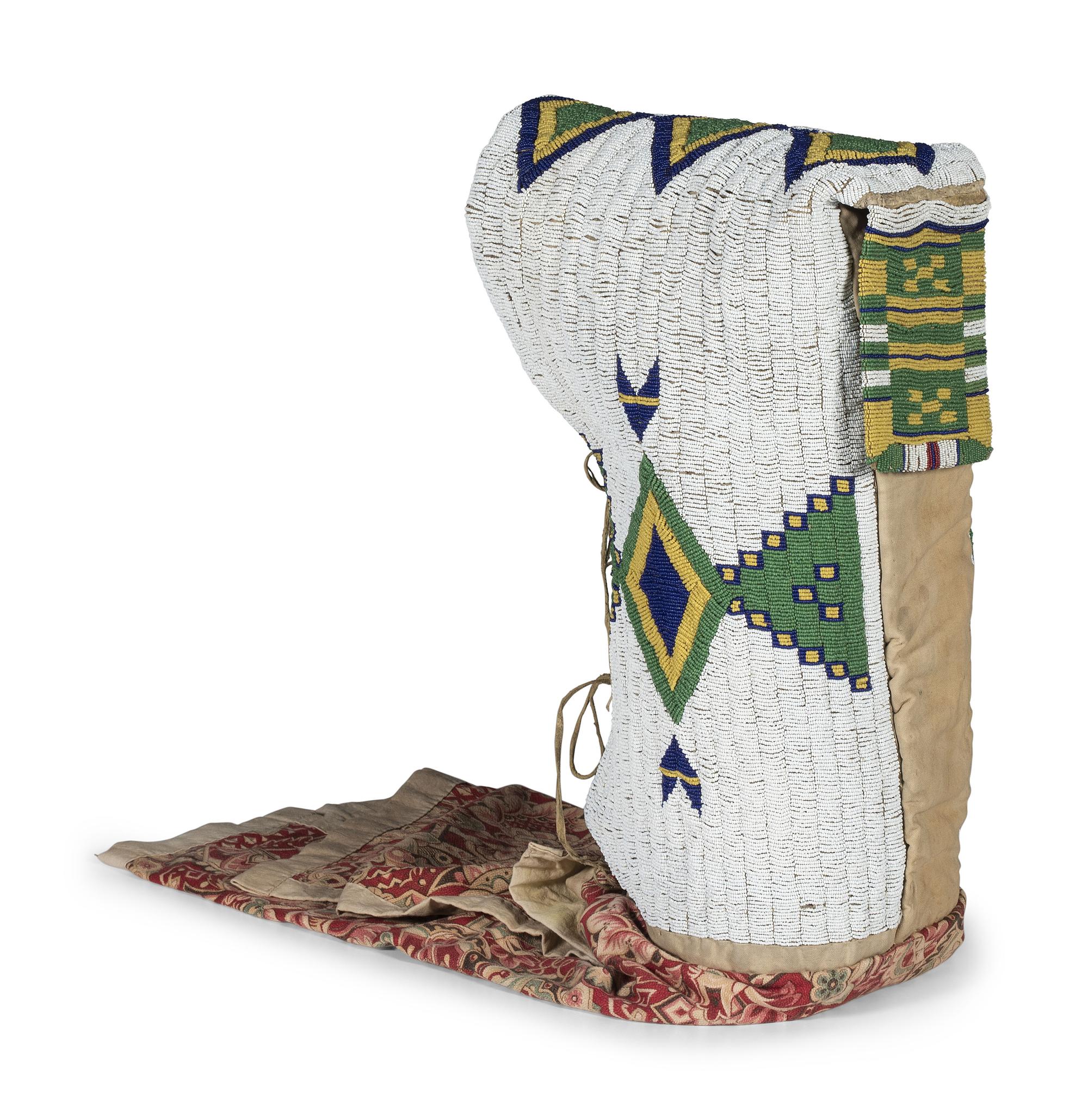 Sioux Beaded Hide Cradle