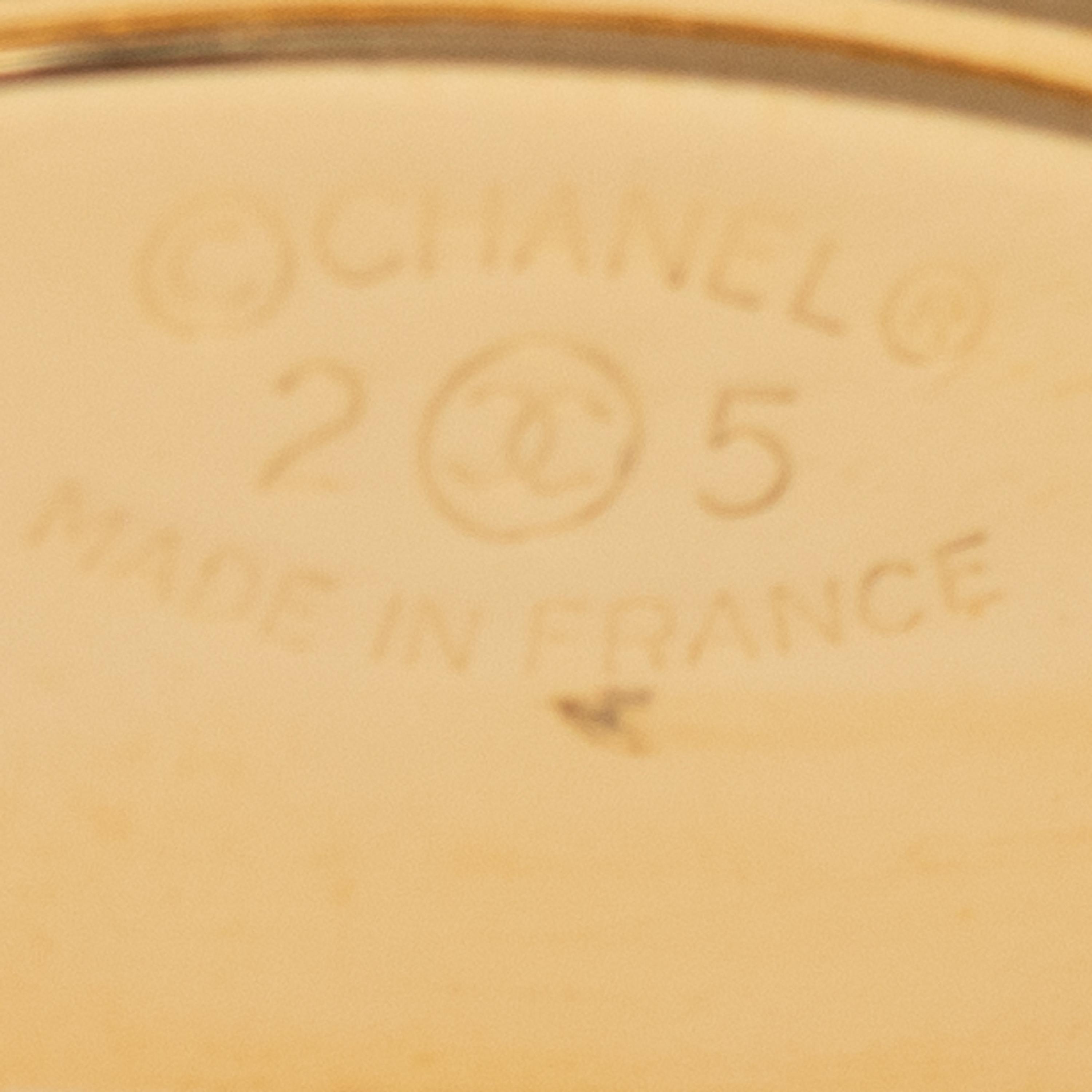 Chanel, Large CC Mirrored Brooch
