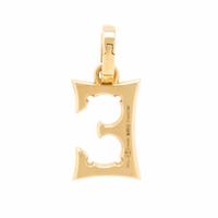 Marie Lichtenberg, Yellow Gold and Diamond 'E' Charm