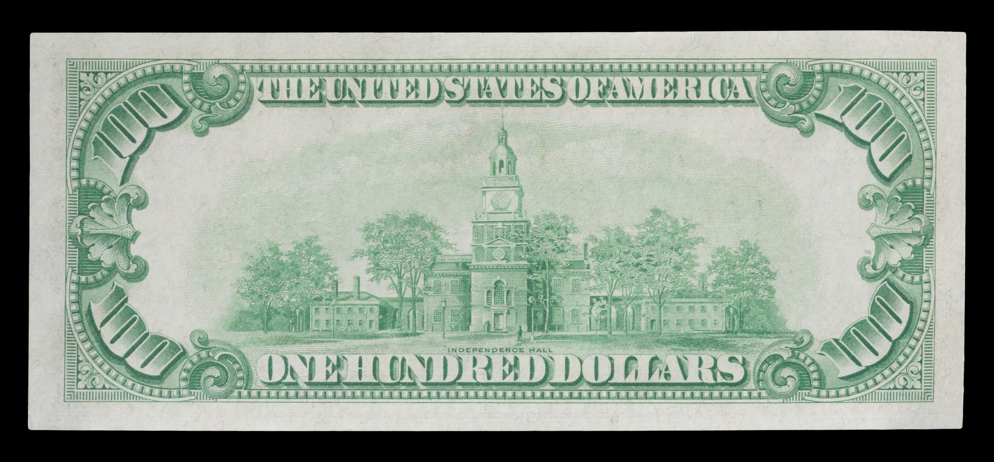 A United States 1934-G $100 Federal Reserve Note