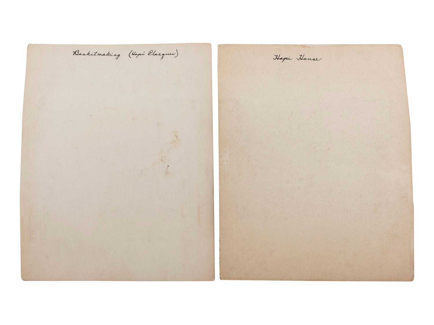 [NATIVE AMERICANS - PHOTOGRAPHY]. A group of photographs, stereoviews, and real photo postcards of Native American subjects, including a cyanotype.