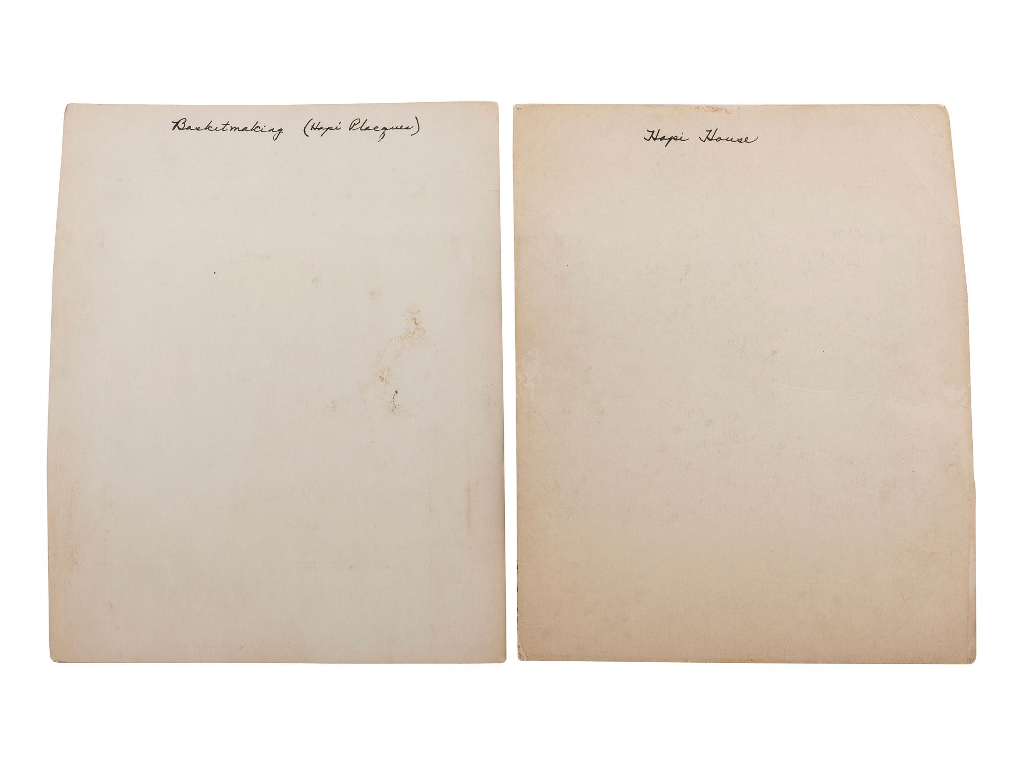 [NATIVE AMERICANS - PHOTOGRAPHY]. A group of photographs, stereoviews, and real photo postcards of Native American subjects, including a cyanotype.