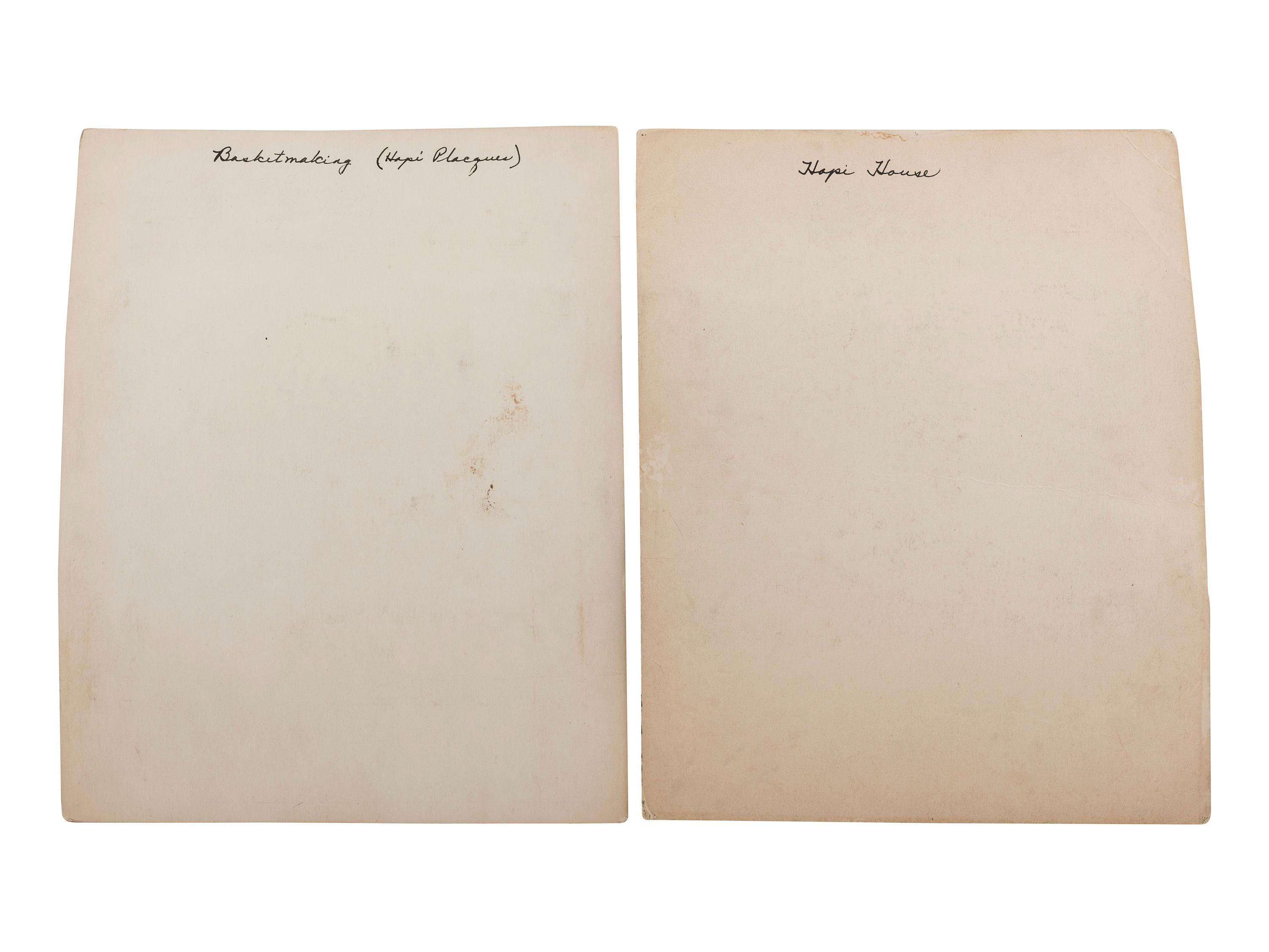 [NATIVE AMERICANS - PHOTOGRAPHY]. A group of photographs, stereoviews, and real photo postcards of Native American subjects, including a cyanotype.