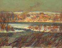 Winter Landscape, Delaware River , 1936