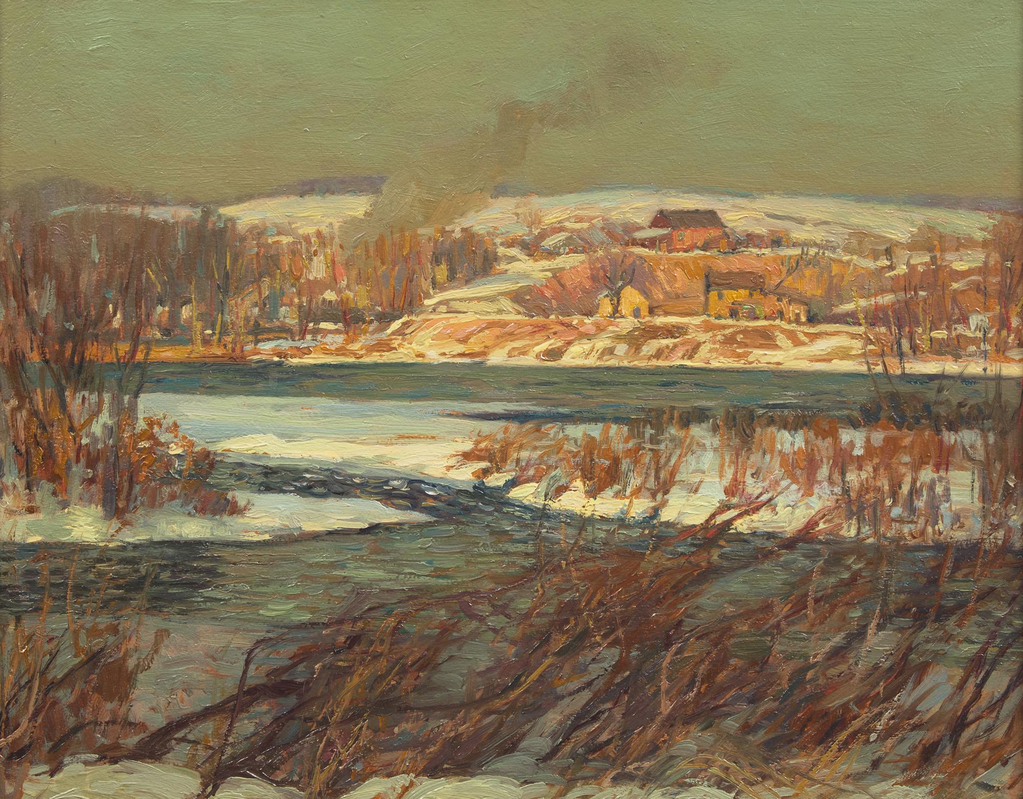 Winter Landscape, Delaware River , 1936