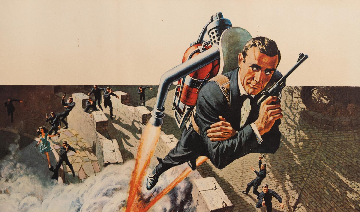 A French James Bond Thunderball Grande Poster
