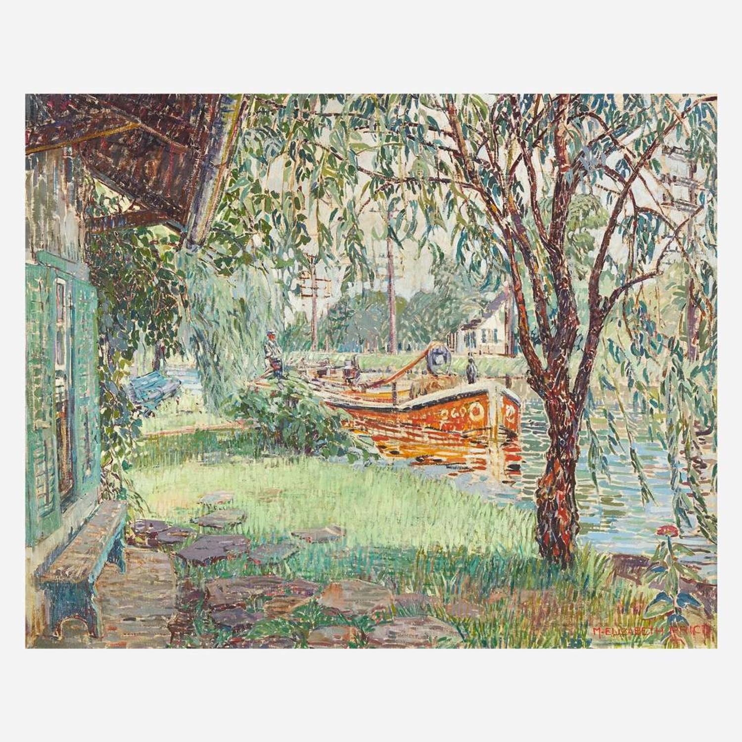 Mary Elizabeth Price (American, 1877–1965) Cheerful Barge 269