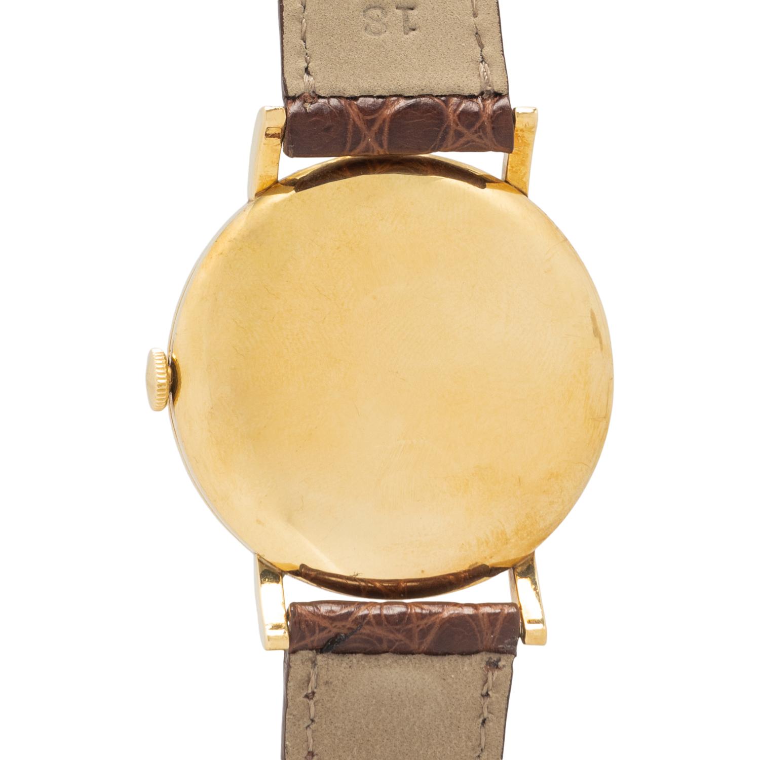 IWC, 18K YELLOW GOLD WATCH WITH IWC BUCKLE