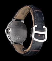 CARTIER, REF. 3008 18K WHITE GOLD 'BALLON BLEU' WATCH