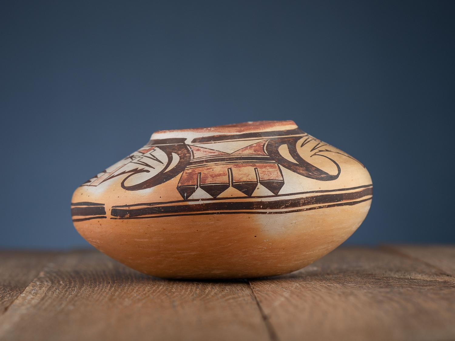 Hopi Polychrome Pottery Jar