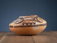Hopi Polychrome Pottery Jar