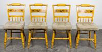 A Set of Four Hitchcock Chairs Height 25 inches. — 20TH CENTURY