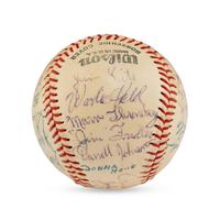 A 1956 Denver Bears Team Signed Autograph Baseball