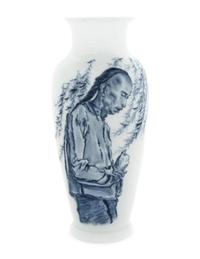 A Blue and White Porcelain Vase