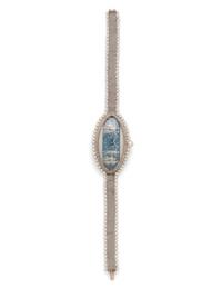 VERGER FRÈRES, BELLE ÉPOQUE, PLATINUM, PEARL AND DIAMOND WATCH