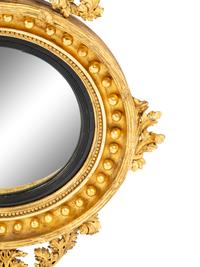 A Regency Giltwood Bullseye Mirror