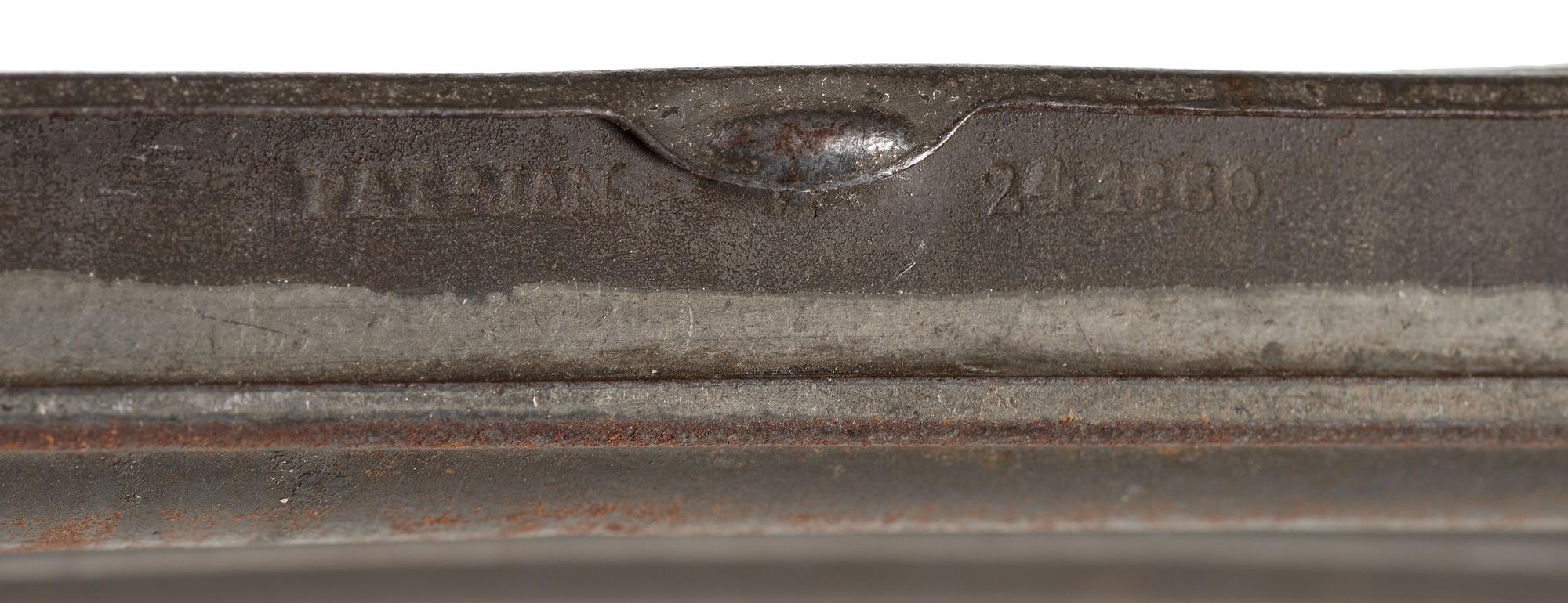 Civil War-period patented cigar case with cigar.