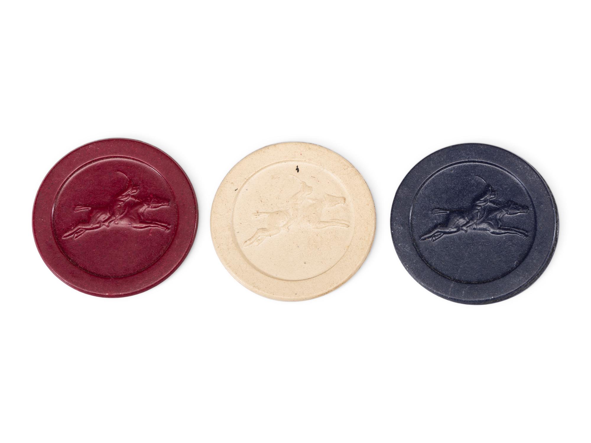 A Collection of Clay Poker Chips