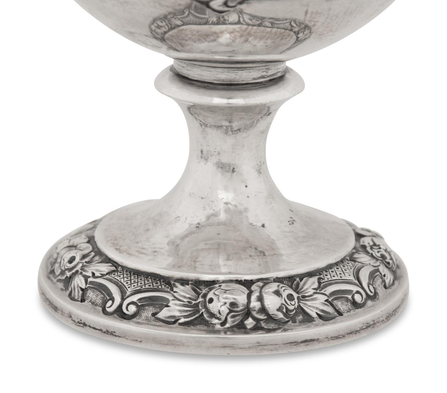 A Victorian Silver Goblet