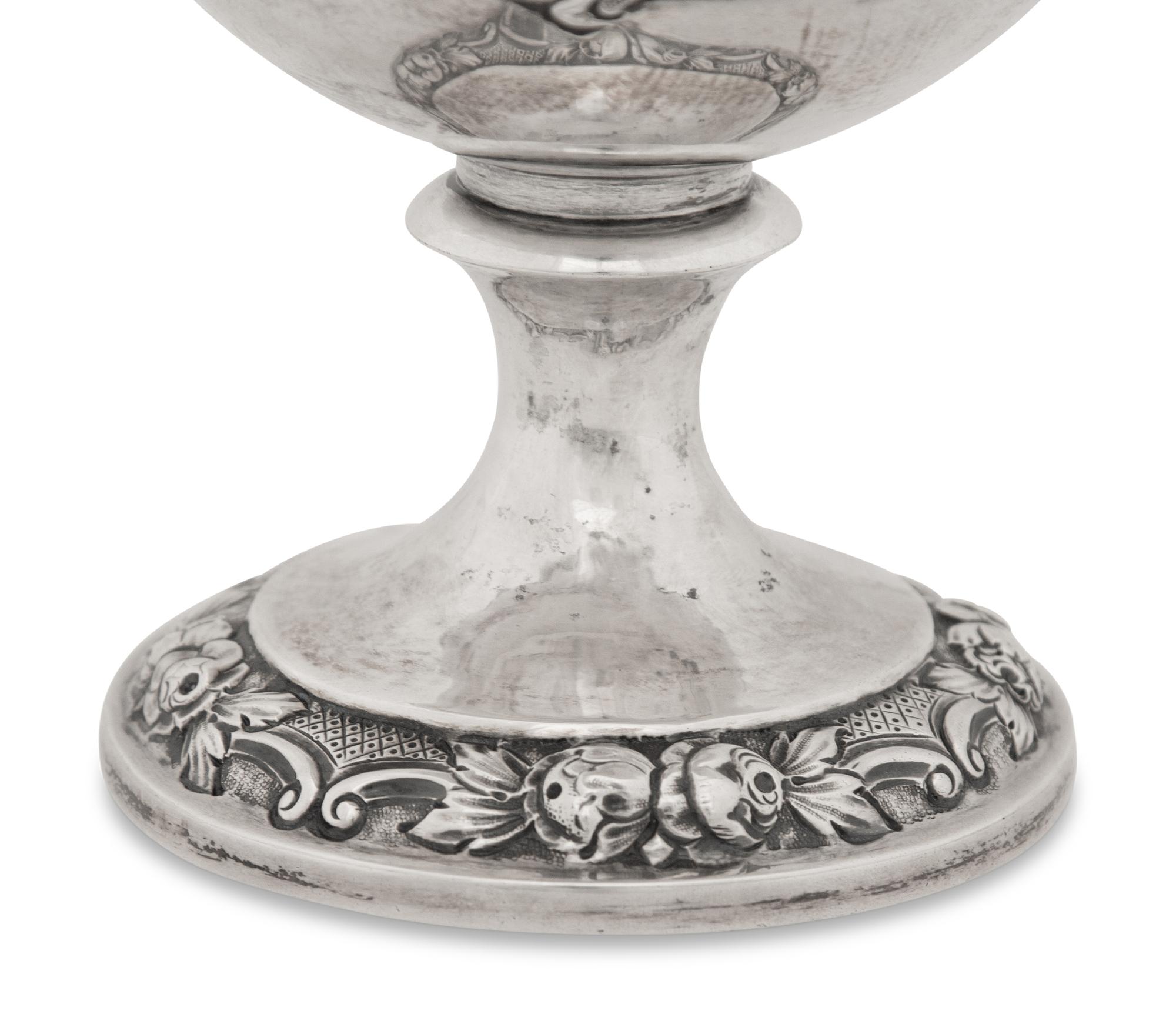 A Victorian Silver Goblet